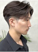 メンズ/センターパート/ニュアンスパーマ/アップバング