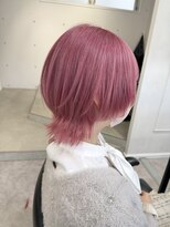 シーン(seen)&nbsp;◆ペールピンクミニウルフボブウルフショートウルフカット