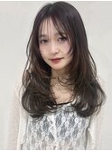 セミロングヘア*レイヤーカット*顏周り*髪質改善