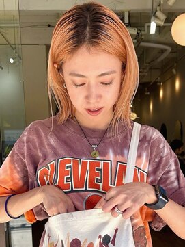 ラック 津田沼(LUCK) ルーツカラー/津田沼/韓国/ボブ/ケアブリーチ/似合わせカット