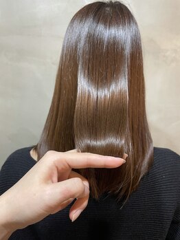 フルーノヘア 八幡駅(Hulu-no.hair)の写真/【八幡駅すぐ】通うたび髪が綺麗になる髪質改善特化サロン★自宅でのケアも丁寧にレクチャーします◎