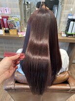 ヘアーズエナジー 彩都店(HAIRS energy) カシスピンクカラー(白髪染め)