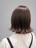 ソラヘアー(SORA hair) 透明感ベージュ外ハネボブ艶カラー