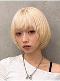 小顔顔まわりレイヤーボブ／レイヤー／ボブ