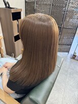 ゴートヘア(GOAT hair)&nbsp;ケアカラー×ウルティア髪質改善トリートメント【各務原】