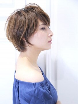 シェア 梅田 バイ ケーツー(SHARE 梅田 by k-two) ハニーヘアショートカット☆30代/40代/50代/グレイヘア/髪質改善