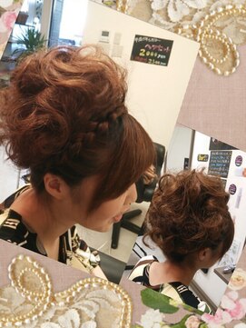 ブリリアントヘアー 下関長府(brilliant hair) ふわふわアップ