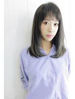 アヴァンティ ヘアーアンドスパ(avanti hair&spa)&nbsp;シースルーバングのストレートミディ☆