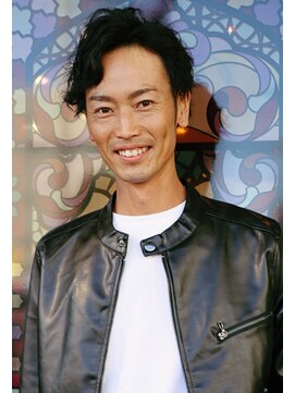 ランプヘアー(LAMP HAIR) ニュアンスツイストパーマアップバング大人カジュアルビジネス