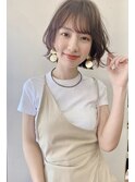 アッシュブラウン、レイヤーボブ【アフロート小笠原】