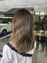 ナンバー(number+)&nbsp;20代30代ハイライトバレイヤージュブリーチ立体感透け感