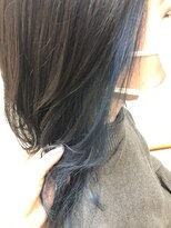 ルクス ヘア パートナー(Luxe HAIR PARTNER) インナーカラー×ブルー