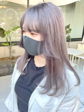 ヘアーメイクオズ(hair make O/S) モテ髪☆ピンクプラチナアッシュ☆