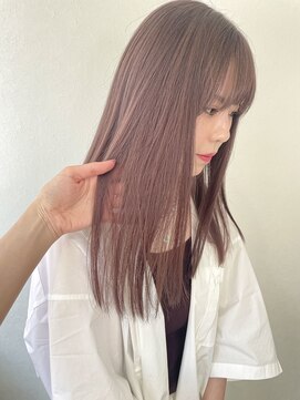 ジェム(GEM) ラベージュ/ブリーチカラー/ストレートヘア