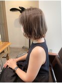 ☆ブリーチなしシアーベージュ外ハネボブ☆