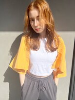 マリアバイアフロート(Maria by AFLOAT)&nbsp;【山田】センターパート無造作レイヤーラフウェーブ