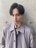 カルマパーマ、センターパート