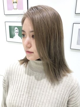 ハイブ 金沢(Hive) ブリーチハイトーンカラーゆるふわロング髪質改善ツヤ髪スタイル