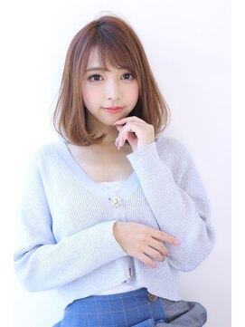 オーロ 宝塚店(ORO) 20代30代40代50代ショコラベージュふんわりカールベビーバング