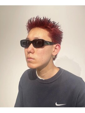 スティーロ 渋谷(Steelo) スパイキーショート×ハイトーン