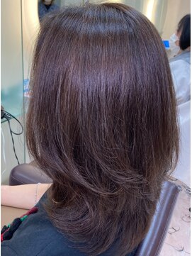 松本平太郎美容室 土浦パートワン(PART1) ミディアムレイヤースタイル　30代　40代　50代