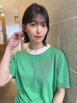 サンドシーン(sand scene)&nbsp;20代30代40代丸みショートボブマッシュ前下がりレイヤー