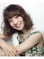 アン たまプラーザ(un) オリーブグレージュ+エアリーミディ【髪質改善オージュア】