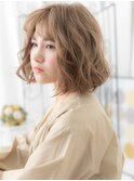 浦和/髪質改善/外国人風グラデーション♪波巻きボブパーマa