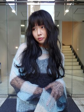 シータ(sheta) sheta表参道　暗髪ウェーブヘア