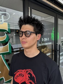 ザスーツブラザーズ(THE SUITS BROTHERS) MEN’S HAIRウルフカルマパーマベリーショートイージーパーマ