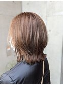 20代30代かわいい外ハネくびれボブ