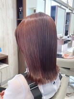 ヘアメイク アリエス 岩切店(HAIR MAKE aries) ビンクカラーボブ 仙台 アリエス 岩切 利府 20代 30代 40代