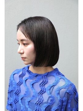 アン 武蔵小杉(un) 透明感ボブ♪【武蔵小杉/髪質改善オージュア認定サロン】