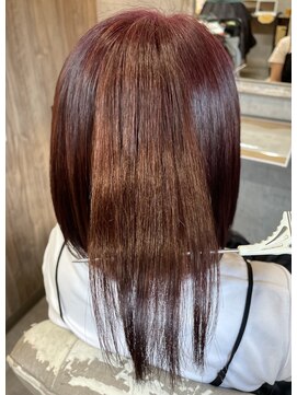 ヘアーアンドメイク シャローム(Hair & Make Shalom) チェリーブラウンカラー