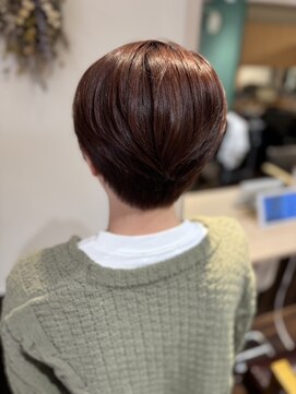 グリーンフィールコパン(green feel copains) ショートスタイル/オレンジブラウン