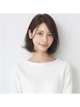 ヘアーズ ベリー 布施店(hairs BERRY) ★小顔ナチュラルボブ×黒髪ボブ×大人ショートボブ20代30代40代
