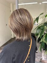 ジービージー(GBG)&nbsp;くびれショートボブ40代50代グレイカラー白髪染め白髪ぼかし