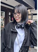 ダークブルージュ×ボブ