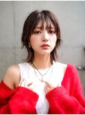 【GEEKS渋谷】ウルフ/ピンクグレージュ/春カラー/顔周りレイヤー