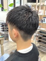 アルターリール(aL ter Rire)&nbsp;韓国マッシュ/スパイキーショート/ブルーブラック[鎌取］中村