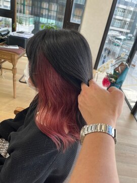 ミラシィ 成田(Mirashy) ハイライトカラーミルクティーベージュレイヤーカット