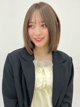 ユーフォリア 渋谷グランデ(Euphoria SHIBUYA GRANDE) アッシュ　透明感カラー　韓国ヘア　レイヤーカット