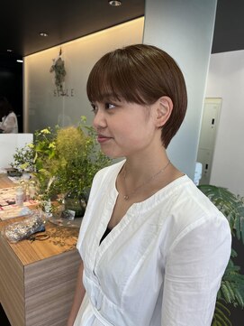 スタイル 茅ケ崎(STYLE) 【ハクラ】マッシュショート ブリーチなしダブルカラー