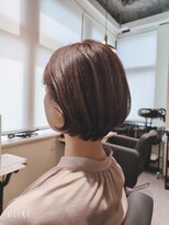 アドレバイハピネス(ADORE by happiness)&nbsp;ミセスショートボブ白髪ぼかし