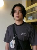 〈浅草 半個室〉 ニュアンスパーマメンズミディアム