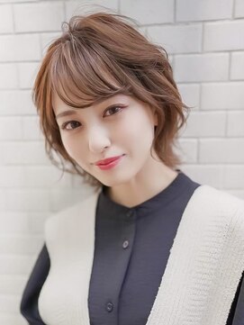 ギークス(GEEKS) 【GEEKS渋谷】冬カラー/くびれボブ/レイヤーボブ/小顔/20代30代