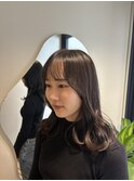 地毛風カラー/顔まわりカット