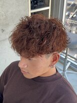 フィフス(fifth)&nbsp;原宿スペインカールブラウンカラー刈り上げマッシュカットfifth