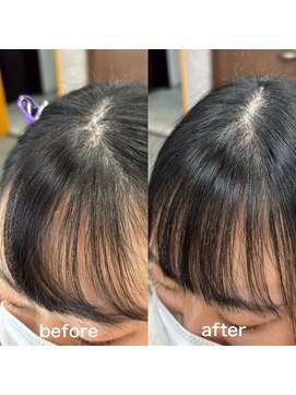 ウル バイ ドット(ulu by dot.) 【かがみ】前髪縮毛矯正/前髪カット〔町田駅/縮毛矯正〕