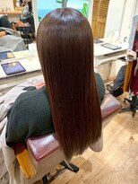 リッチ 横須賀中央店(Rich) ブラウンベージュ 透明感カラー 髪質改善ストレート 縮毛矯正